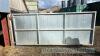 Pair of 12 ft IAE sheeted stock gates - 2