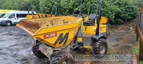 Mecalac 3T swivel skip dumper (2021) 552 hrs