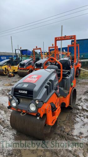 Hamm HD8 tandem roller - 272 hrs