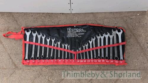 Tectool 24pc spanner set