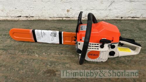 Deko petrol chain saw