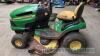 John Deere X120 automatic ride on mower