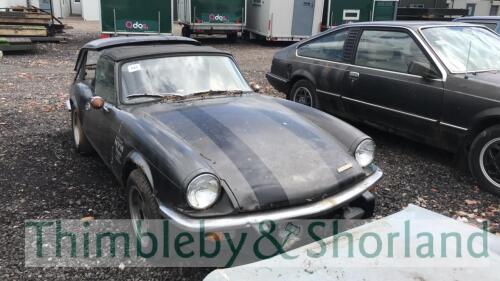 Triumph Spitfire (1979) Registration No: RUY 907V 1493cc, petrol MOT expiry date: 31.05.2015 With V5 registration document Mileage at last MOT: 80,650