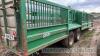 Armstrong and Holmes twin axle stock moving trailer - 7