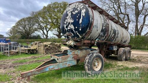 6 wheeled bogey water bowser