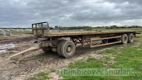 6 wheeled 40ft bogey trailer