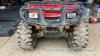 Honda Fourtrak quad bike (2012) 499cc, petrol registration No: HX12 BTU - 2