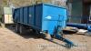 Warwick 12T twin axle tipping trailer - 2