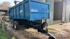 Warwick 12T twin axle tipping trailer - 4