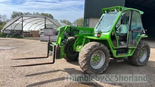 Merlo P40.7 (2014) c/w pick up hitch, trailer brakes,with forks