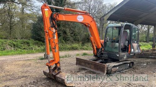 Doosan Dx55e excavator (2011) 3600 hrs, with 5ft ditching bucket and 3ft bucket