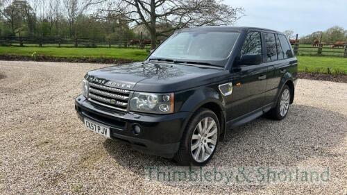 Range Rover Sport SE TDV6A (2007) Registration No: CK57 PJV 720cc, diesel 130,000 miles