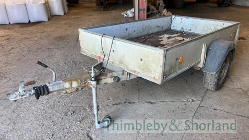 Single axle car trailer