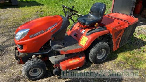 Kubota GR1500-11 diesel ride on mower (2009) RCK 42 deck, 633 hrs