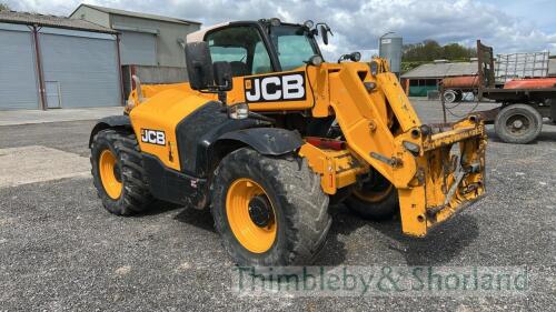 JCB 536-70 Agri Super telehandler (2015) with pickup hitch, 5016 hrs Registration No: HX65 XJH