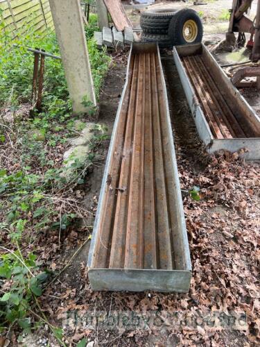 15ft galvanised sheep foot baths