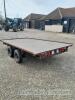 Twin axle flat bed trailer 12ft x 6ft 6in - 4