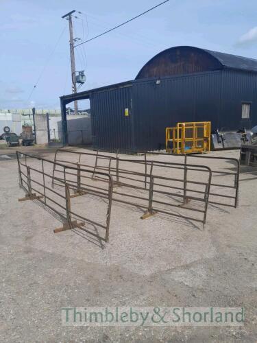 3 no 12ft self standing hurdles