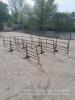 3 no 12ft self standing hurdles - 3