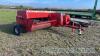 MF 128 pickup baler gwo, last used 2023 season - sledge brackets not included - 2