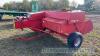 MF 128 pickup baler gwo, last used 2023 season - sledge brackets not included - 3