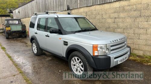 Landrover Discovery 3 Commercial (2009) Registration No: VX09 DHV 88,100 miles, service history MOT to June 2024