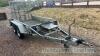 Indespension twin axle machinery trailer