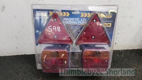 Magnetic 12v lighting pods