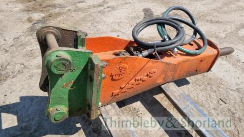 Indeco UP 600 hydraulic breaker B184