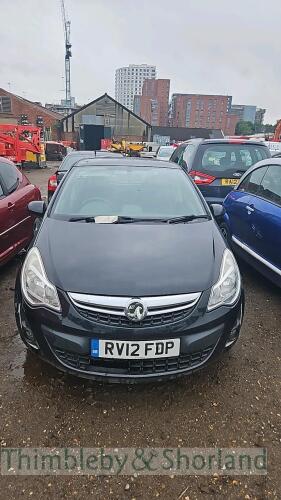 VAUXHALL CORSA ACTIVE AC - RV12 FDP.