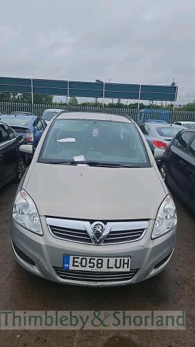 VAUXHALL ZAFIRA EXCLUSIV - EO58 LUH.