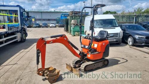 Kubota K008-3 micro digger (2018)