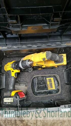 Dewalt DCH253 hammer drill & DCD785 drill charger & battery