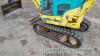 Yanmar SV08 micro digger (2006) - 10