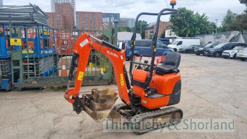 Kubota K008-3 micro digger (2021)