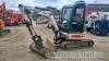 Bobcat 325 mini digger (2011)