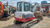 Takeuchi TB250 mini digger (2017) - 9