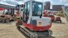 Takeuchi TB250 mini digger (2017) - 10