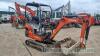 Kubota KX016-4 mini digger (2013) 3325 hrs - 5