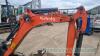 Kubota KX016-4 mini digger (2013) 3325 hrs - 6