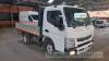 Mitsubishi Fuso Canter Dropside Lorry (2020) Registration No: HX20 XBZ 2998cc, white 50,348 miles, MOT to June 2025 - 2