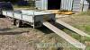 Ifor Williams LM166G twin axle dropside trailer 16ft x 6ft (2009) With spare ring hitch - 2