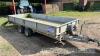 Ifor Williams LM166G twin axle dropside trailer 16ft x 6ft (2009) With spare ring hitch - 4