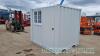 8ft office container with doors and window - 4