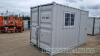 12ft office container with doors and window