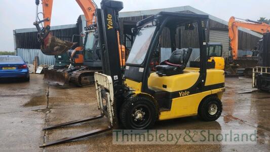 Yale GDP 35VX diesel forklift (2015)