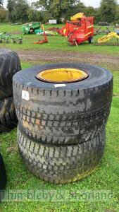 Two wheels and tyres Goodyear - 4.8 x 25.00.20