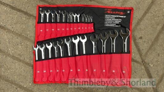 25pc spanner set