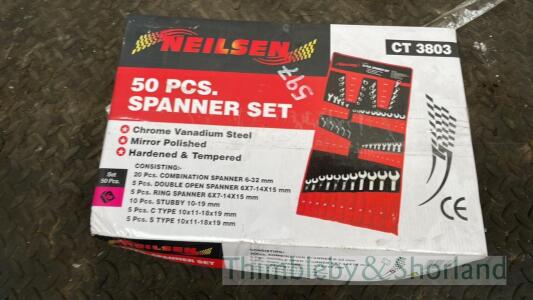 50pc spanner set