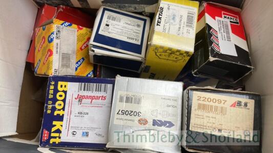 Box of various car spares